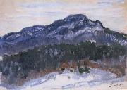 Claude Monet Mount Kolsaas oil on canvas